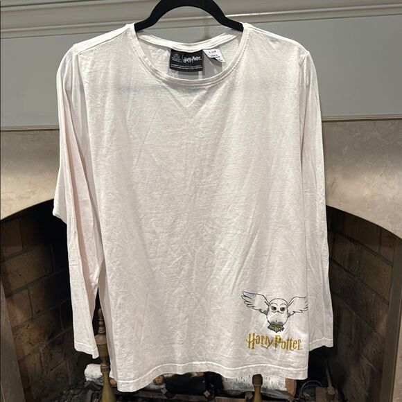 Warner Bros White Long Sleeve Tee with Graphic Detail Harry Potter size XL - Picture 1 of 4